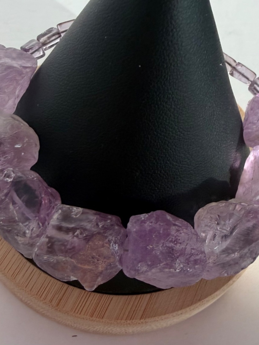 Amethyst Stone Raw Nuggets Bracelet